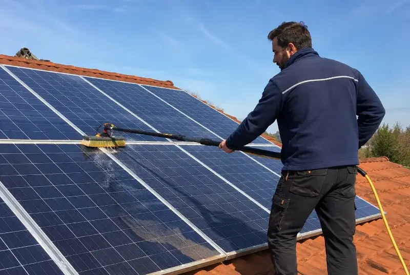 Nettoyage et entretien de panneaux solaires à Plateau d'Hauteville